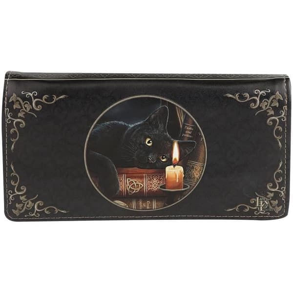 Lisa Parker Witching Hour myntväska i svart PU - NEMESIS NOW - 19x10x3cm