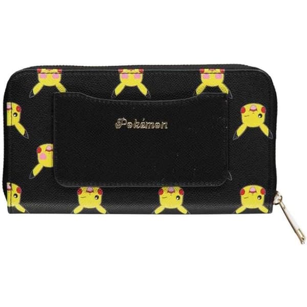 Plånbok - Pokémon - Pikachu Aop - Gul - Mjuk - Dragkedja
