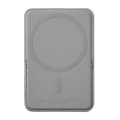 Miniatyrbild 1 av 3: WIWU korthållare med magnetisk MagSafe-kompatibilitet i PU-läder - Grå