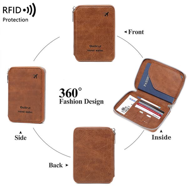INF RFID-Pasfutteral - Sikker Rejseetui & Dokumentarrangør