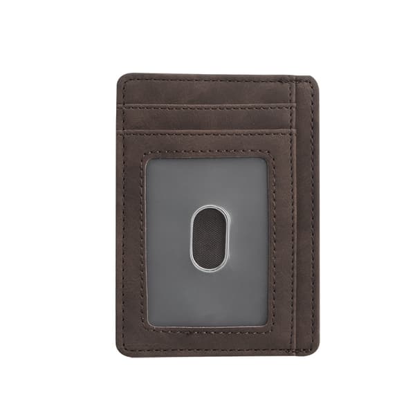 INF Slank bifold lommebok, kortholder i PU-skinn med myntlomme