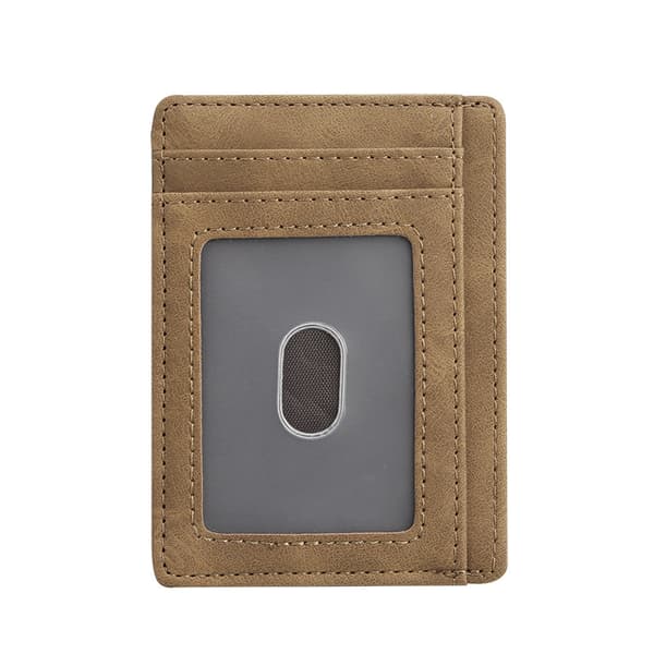 INF Slank bifold lommebok, kortholder i PU-skinn med myntlomme