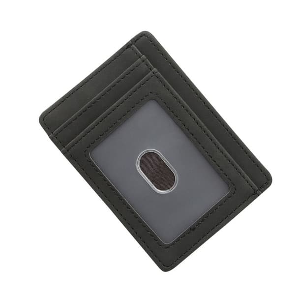 INF Slank bifold lommebok, kortholder i PU-skinn med myntlomme