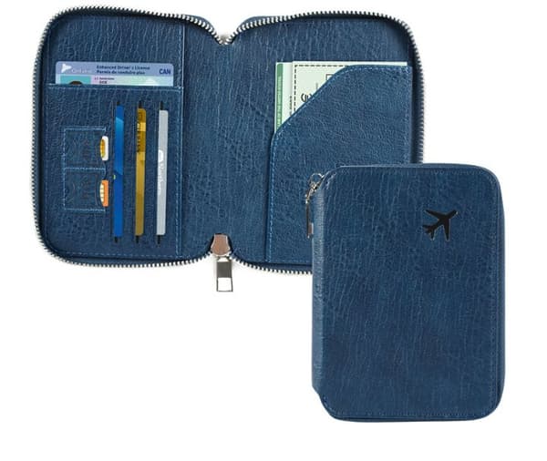 INF RFID-blokkerende passholder og reiselommebok