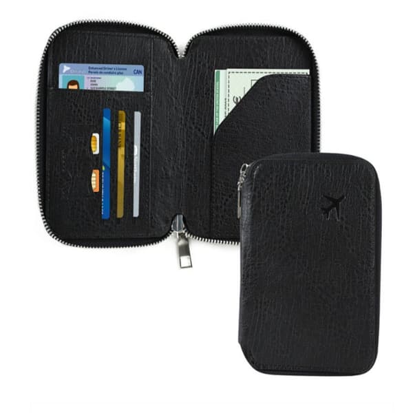 INF RFID-blokkerende passholder og reiselommebok