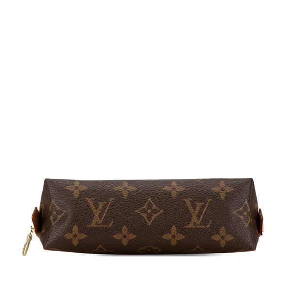 Pre-owned Louis Vuitton Monogram Cosmetic Pouch Brown