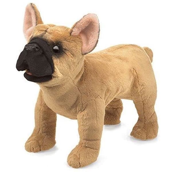 Folkmanis Fransk Bulldog Hand Puppet Plysch