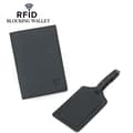 Miniatyrbillede 2 af 4: INF Rejsepung/Pasholder i læder med RFID-blokering Model 1