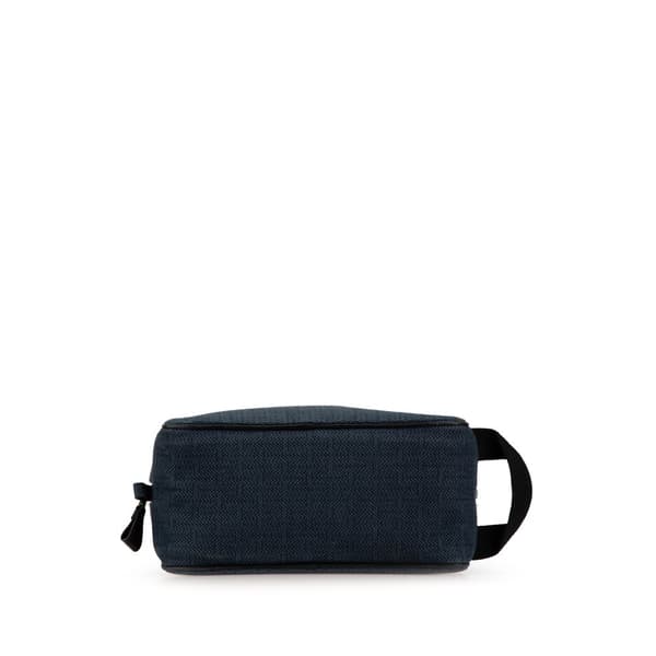 Pre-owned Hermès Toile Globe Trotter Pouch Blue