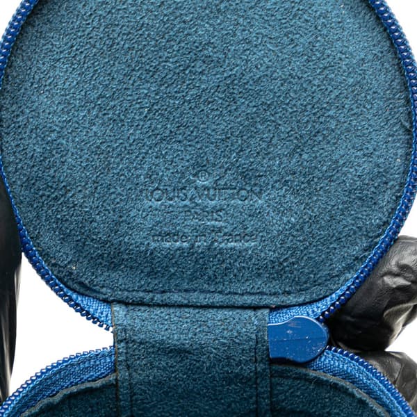 Pre-owned Louis Vuitton Epi Ecrin Bijoux Jewelry Case Blue