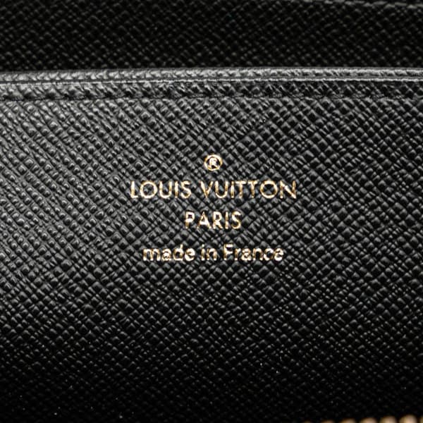 Pre-owned Louis Vuitton Monogram Giant Reverse Zippy Wallet Brown