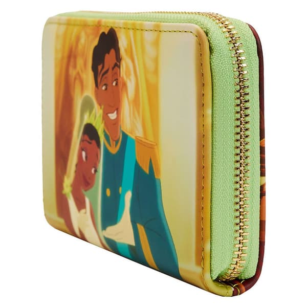 Loungefly Prinsessan Tiana Prinsessan Och Grodan Plånbok Guld  Man