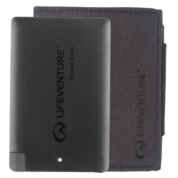 Lifeventure Rfid Med Powerbank Tegnebog Sort