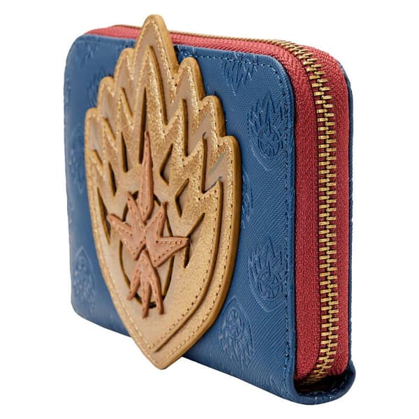 Loungefly Guardians Of The Galaxy-plånbok Med Ravager-märke Guld  Man