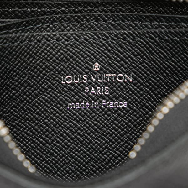 Pre-owned Louis Vuitton Taiga Zippy Coin Purse Black