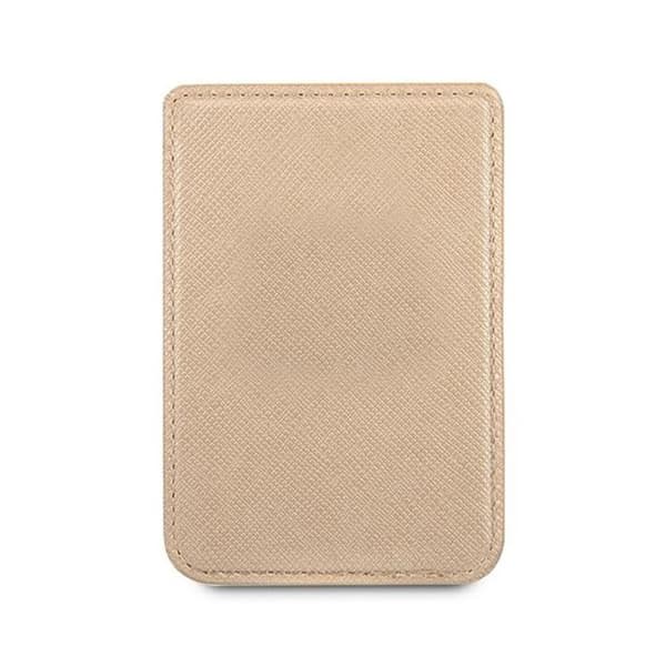 Guess Wallet Card Slot MagSafe Saffiano - Magnetisk plånbok (guld)