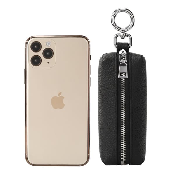 INF Läder midja nyckelhållare - Business Key Organizer med stor kapacitet