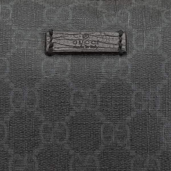 Pre-owned Gucci GG Supreme Pouch Black