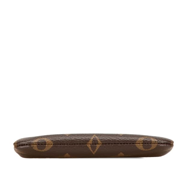 Pre-owned Louis Vuitton Monogram Pochette Cles Brown