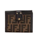 Miniatyrbilde 1 av 10: Pre-owned Fendi Zucca Canvas Small Wallet Brown