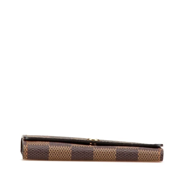 Pre-owned Louis Vuitton Damier Ebene Multicles 6 Key Holder Brown