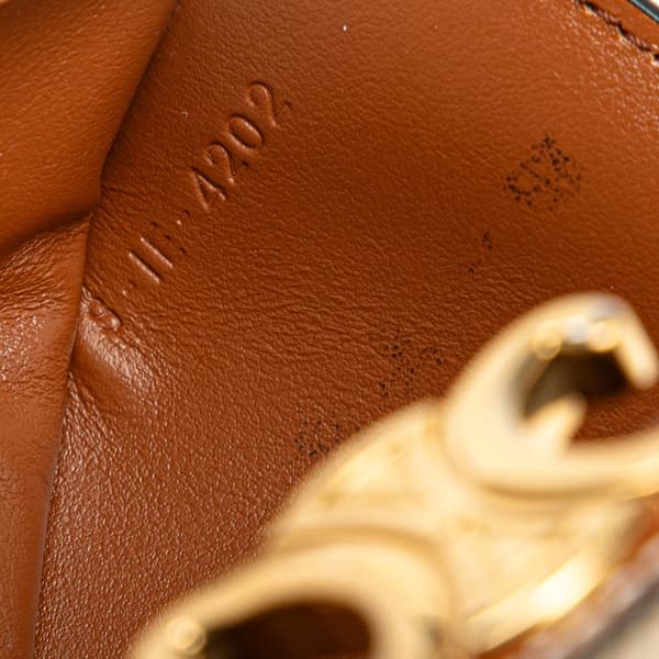 Pre-owned Celine Triomphe Canvas Tri-fold Wallet Brown