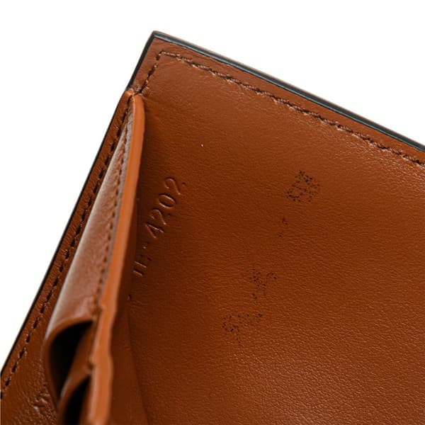 Pre-owned Celine Triomphe Canvas Tri-fold Wallet Brown