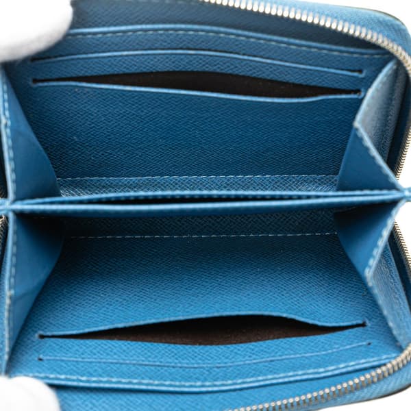 Pre-owned Louis Vuitton Epi Zippy Coin Purse Blue