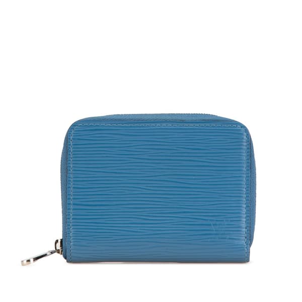 Pre-owned Louis Vuitton Epi Zippy Coin Purse Blue
