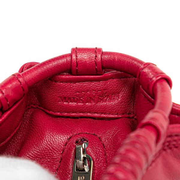 Pre-owned LOEWE Nappa Aire Coin Pouch Pink