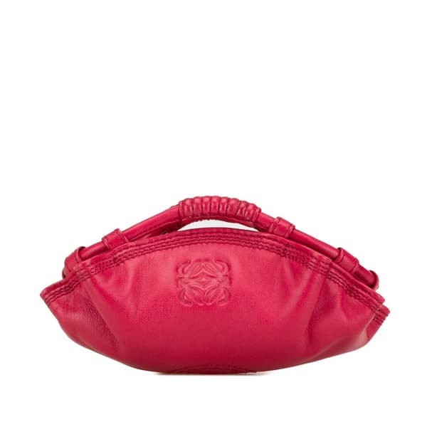 Pre-owned LOEWE Nappa Aire Coin Pouch Pink