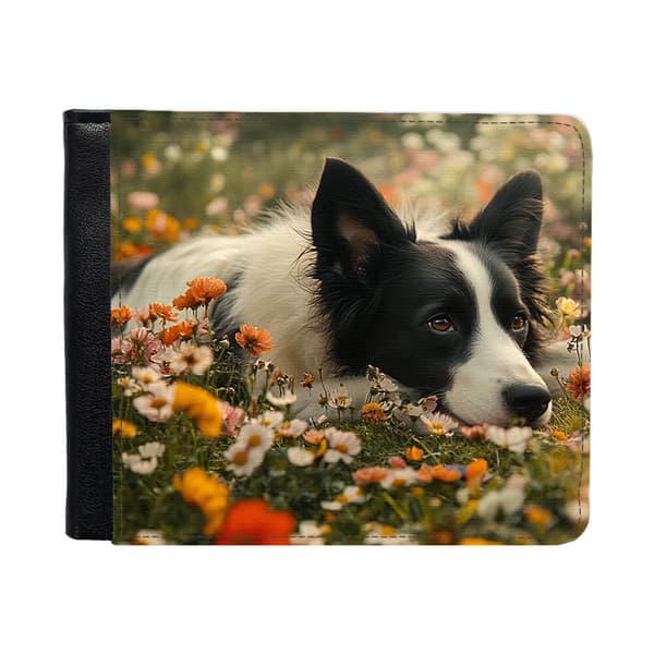 Hund Border Collie Herrepung Med Møntlomme