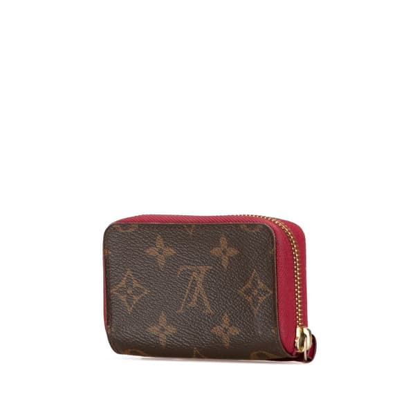 Pre-owned Louis Vuitton Monogram Zippy Multicartes Wallet Brown