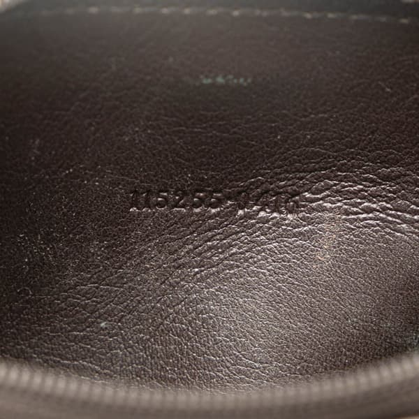 Pre-owned Gucci GG Canvas Coin Pouch Brown