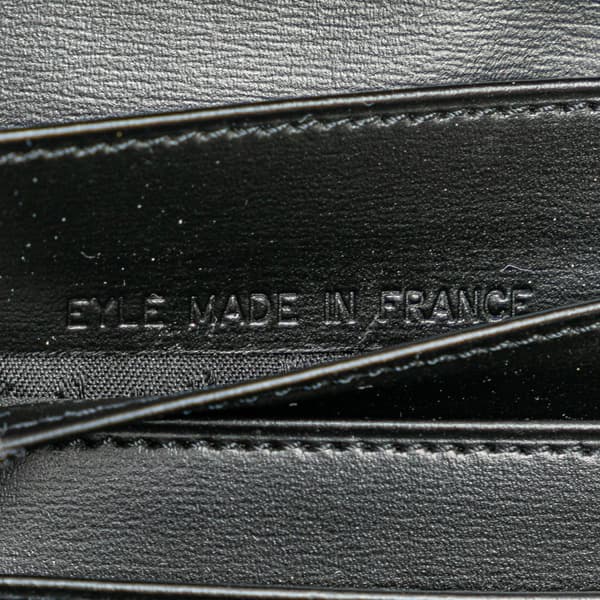 Pre-owned Cartier Leather Pasha de Cartier Bifold Long Wallet Black