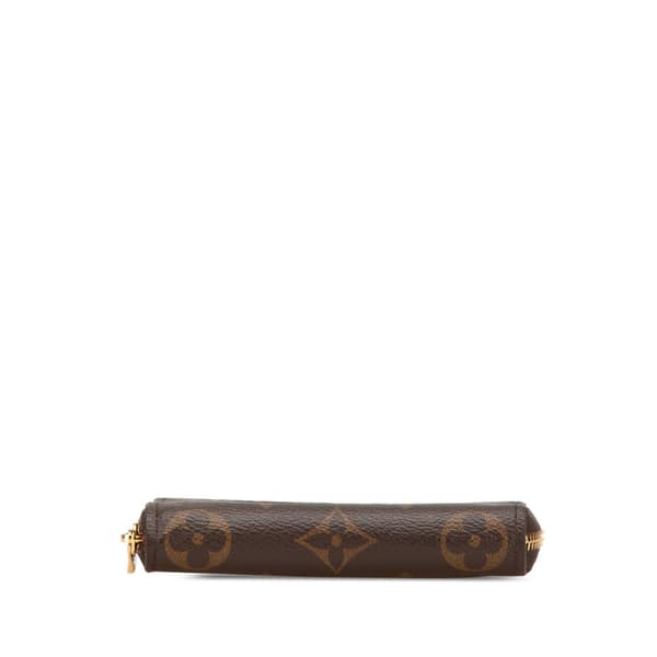 Pre-owned Louis Vuitton Monogram Zippy Coin Purse Brown