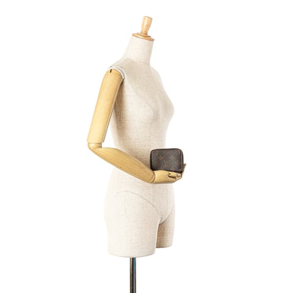 Pre-owned Louis Vuitton Monogram Zippy Coin Purse Brown