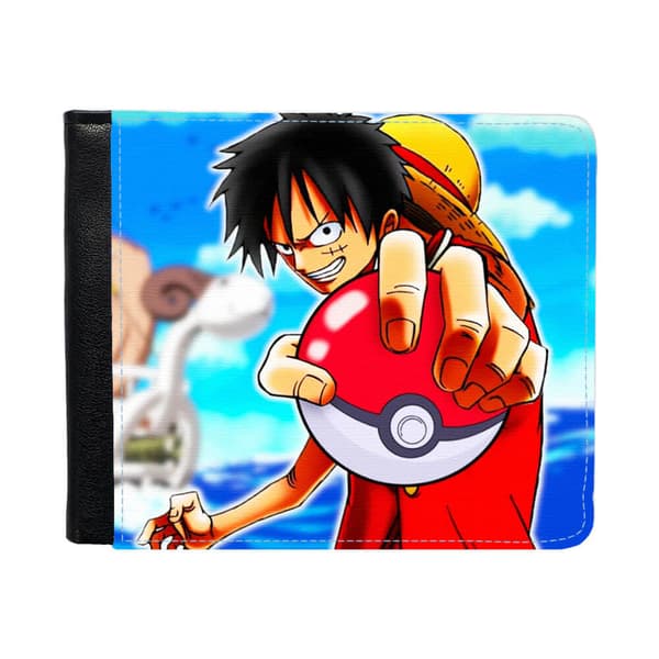 Manga One Piece Luffy Plånbok För Män Med Myntfack