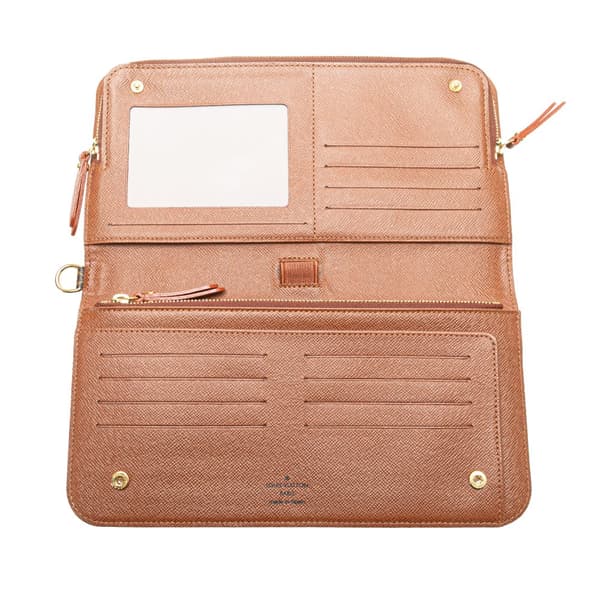 Pre-owned Louis Vuitton Monogram Insolite Organizer Wallet Brown