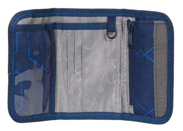 coocazoo Mörkblå plånbok för flickor och pojkar - coocazoo Wallet Blue Motion 164947