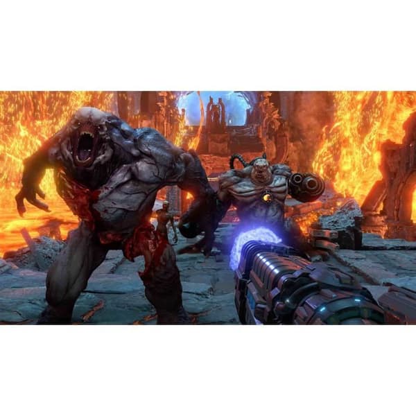 Videospel - id Software - DOOM Eternal - Action - PS4 - Svart- USED