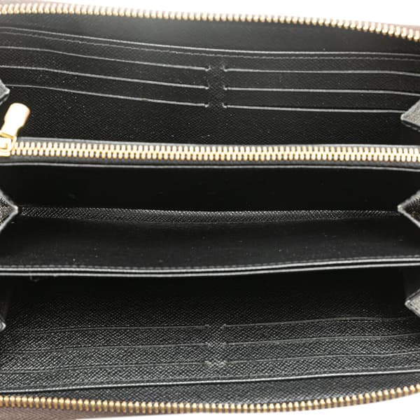 Pre-owned Louis Vuitton Monogram Giant Reverse Zippy Wallet Brown
