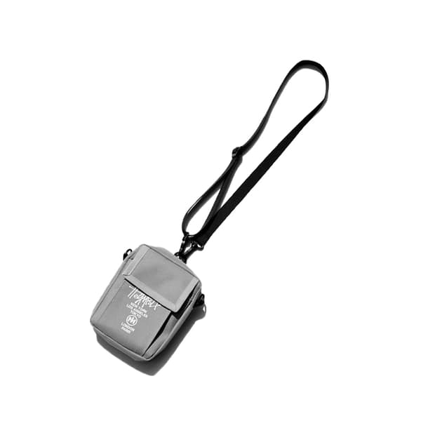 INF Grå minimalistisk crossbody-veske