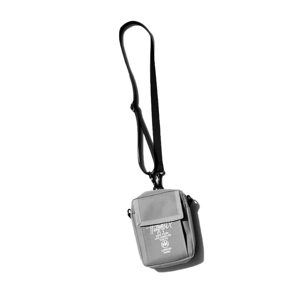 INF Grå minimalistisk crossbody-veske