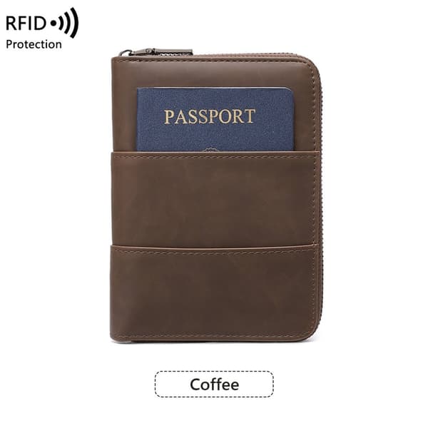 INF RFID-blockerande passfodral och reseplånbok