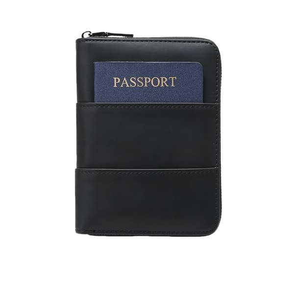 INF RFID-blokkerende passholder og reiseveske Sort