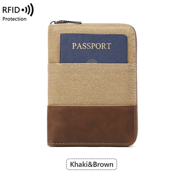 INF RFID-blockerande passfodral och reseplånbok