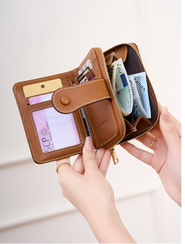 INF Ny RFID-blokerende kort pung til kvinder