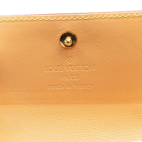 Pre-owned Louis Vuitton Monogram Multicolore Porte Monnaie Plat White