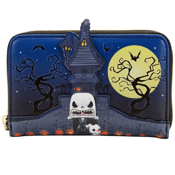 Portfölj flicka Loungefly Disney Nightmare Before Christmas Jack Skellington